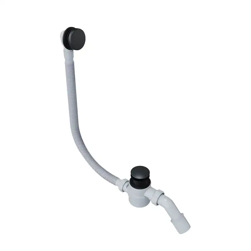 Слив-перелив EXCELLENT Moli 60/80/100 см, черный матовый фото 1