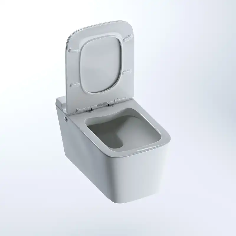 Подвесной унитаз Grossman GR-5501 безободковый, Белый глянцевый фото 4