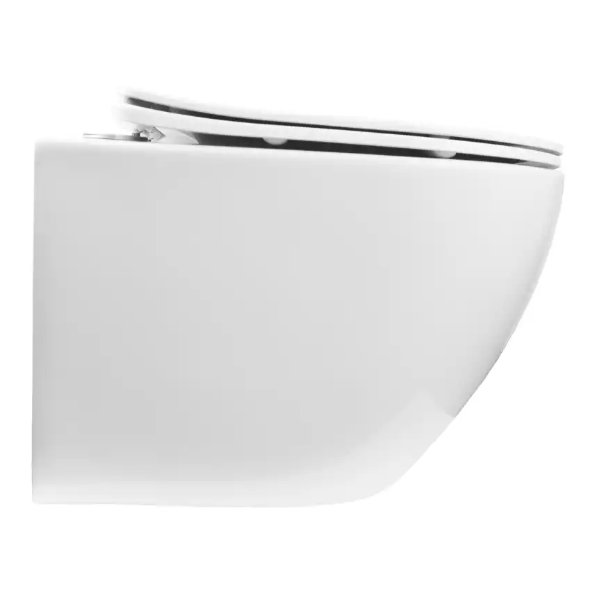 Подвесной унитаз безободковый Azario Grado  AZ-0046 SP , с сидением микролифт, цвет белый фото 10