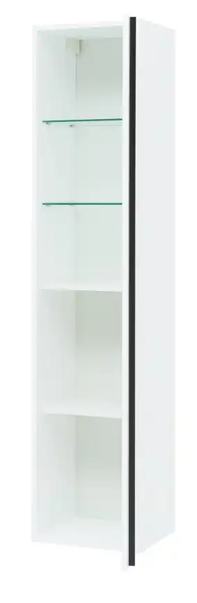 Шкаф-пенал для ванной Aquanet Lino 35 белый матовый 253909 фото 8