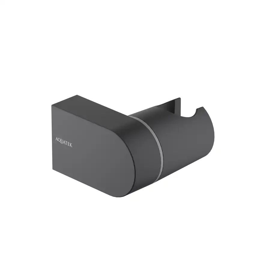 Держатель ручного душа Aquatek  AQ2406MB, Черный матовый фото 1