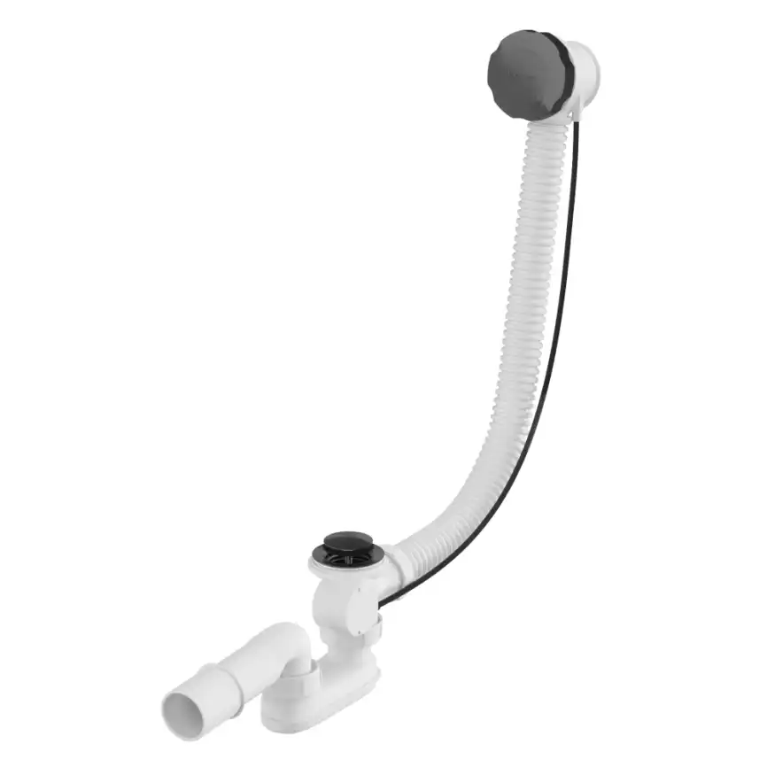 Слив-перелив WHITECROSS 60 см, оружейная сталь фото 1