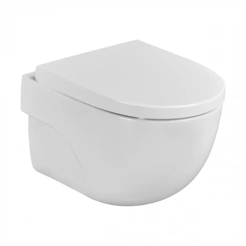 Подвесной унитаз Roca Meridian 480 мм, rimless 346244000, белый фото 1