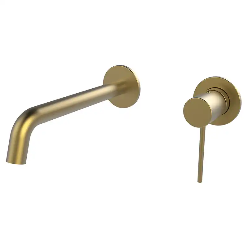 Смеситель для раковины AVS Slimmer 811-102-BG встраиваемый, с внутренней частью, брашированное золото фото 2