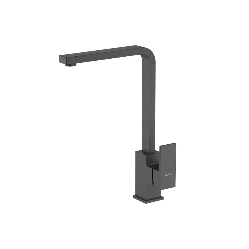 Смеситель для кухни Aquatek Либра AQ1680MB, Черный матовый фото 1