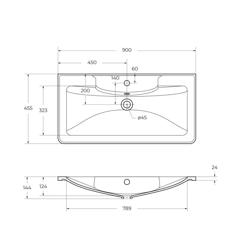 Тумба под раковину BelBagno ALBANO-900-2C-SO-RR подвесная Rovere Rustico фото 14