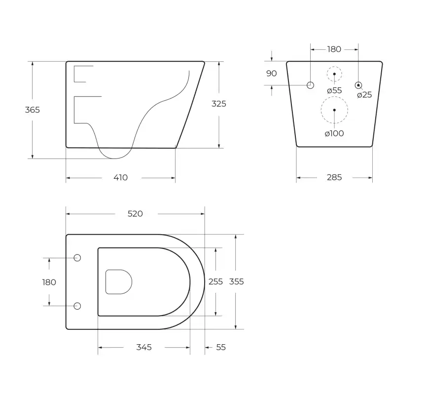 Подвесной унитаз BelBagno TRE-TOR BB5180CH-TOR/SC, безободковый, смыв торнадо с сиденьем микролифт, Белый фото 11