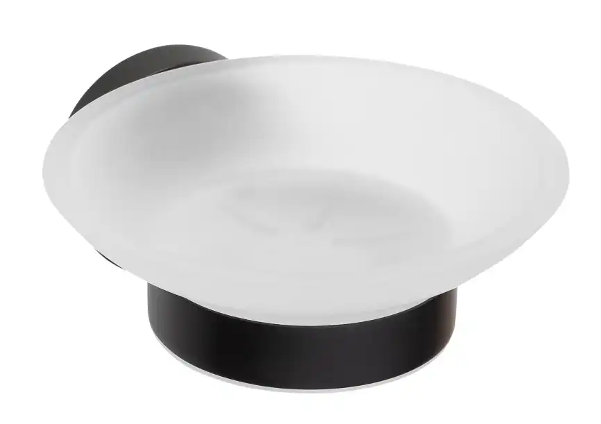 Мыльница 11 см BEMETA DARK Черная матовая 104108040 фото 1