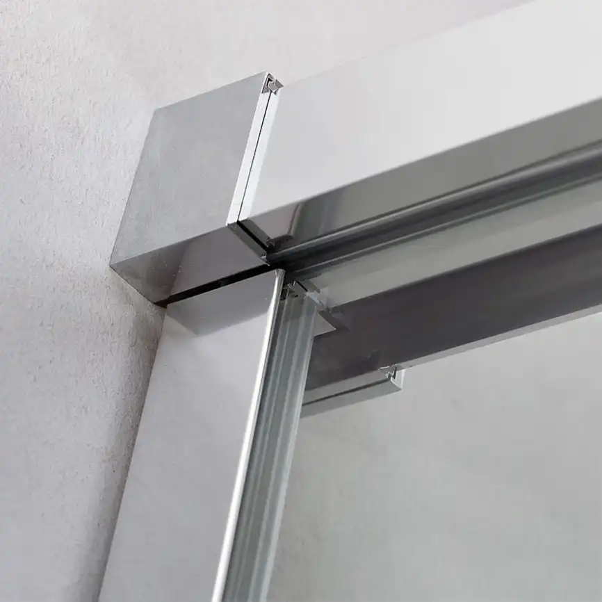 Душевой уголок CEZARES DUET SOFT-AH-1-130/80-C-Cr стекло Прозрачное, профиль Хром фото 5