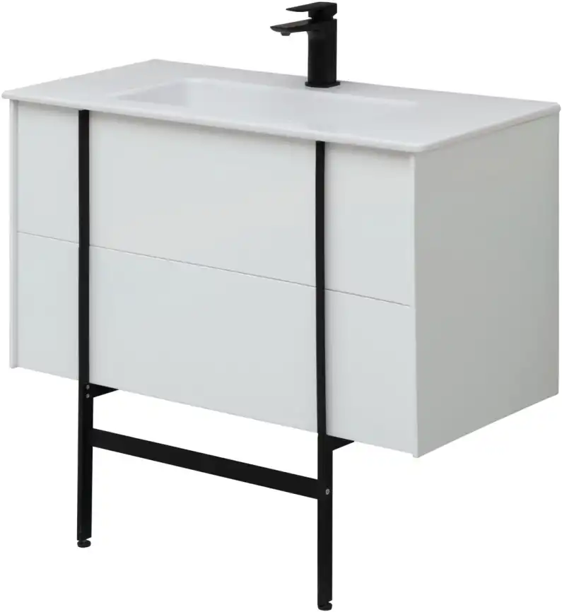 Тумба под раковину Allen Brau Reality 90 1.32006.WM белый матовый фото 15