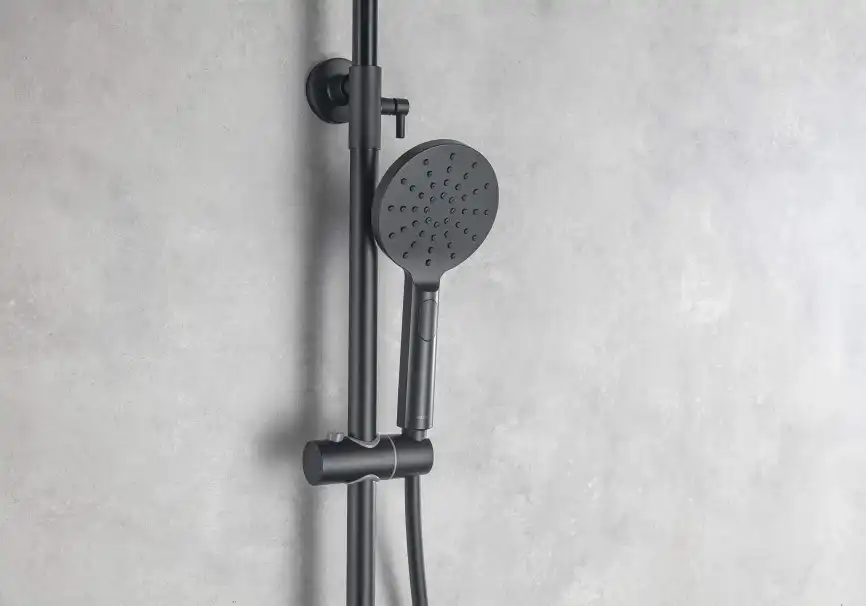 Душевая система Aquatek ВЕГА AQ2046MB, Черный матовый фото 9