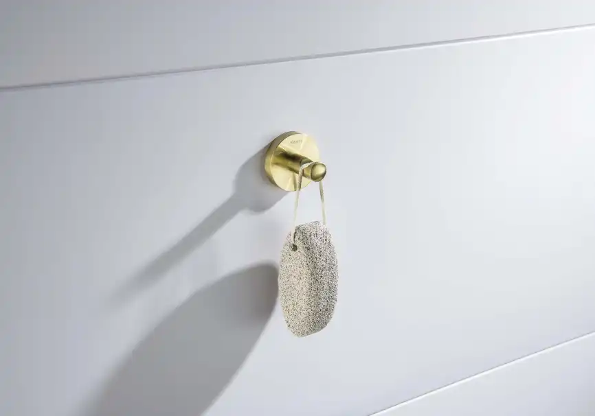 Крючок для полотенец Aquatek Оберон AQ4201BG, Золото матовое фото 4