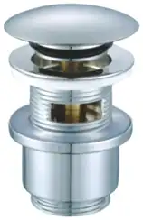 Донный клапан с переливом CEZARES CZR-SAT5-01 Хром фото 1