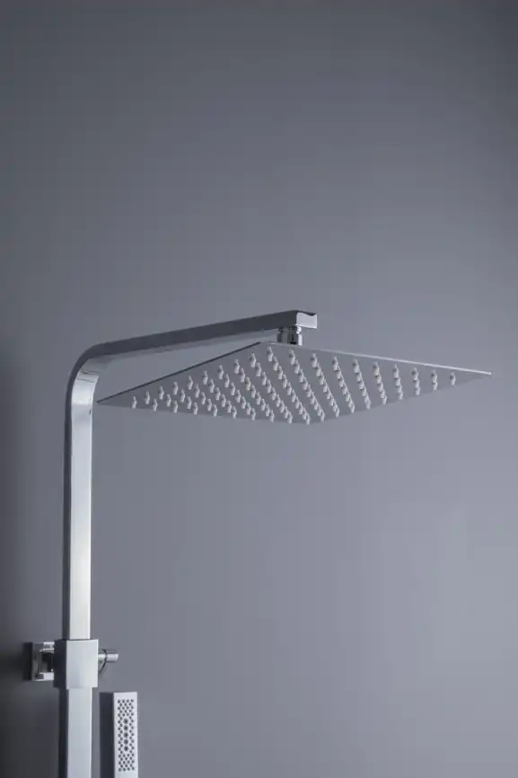 Душевая система Allen Brau Infinity 5.21029-00 для ванны с изливом, верхний и ручной душ , Хром фото 5