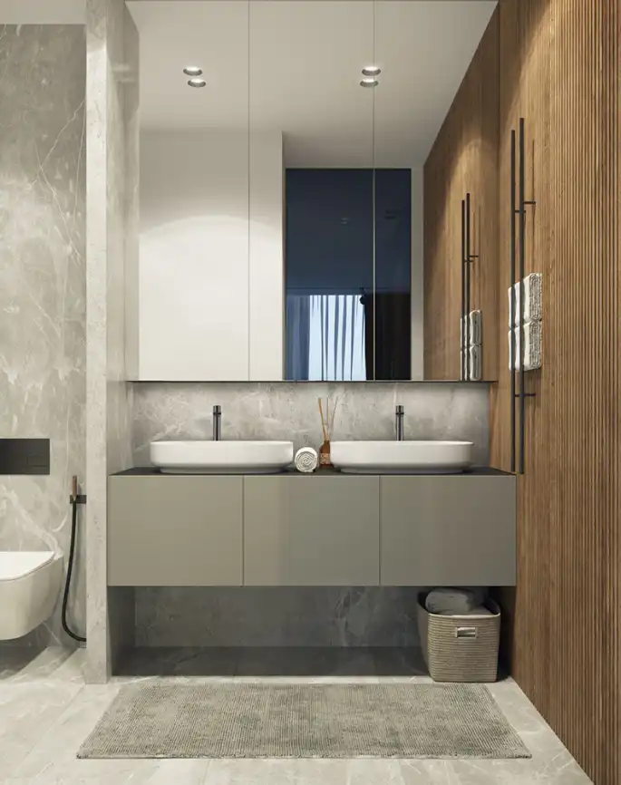 Смесители для раковины AVS Elegant 811-401-GM высокий, оружейная сталь фото 6