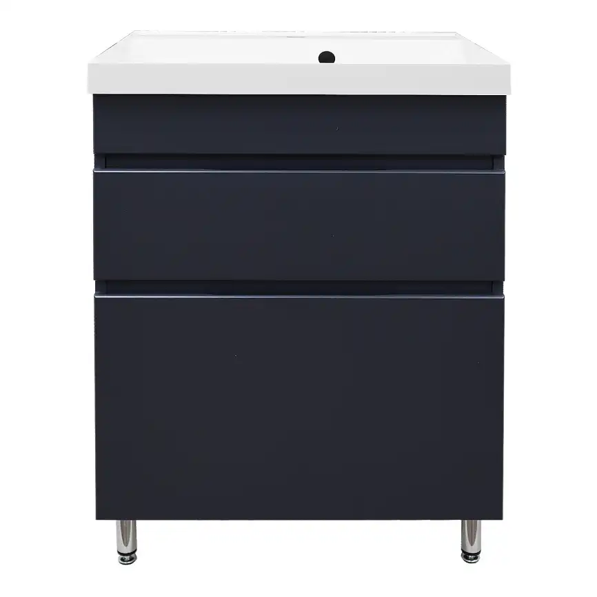 Тумба с раковиной Azario Эстима 60 CS00094593, напольная, Графит фото 3