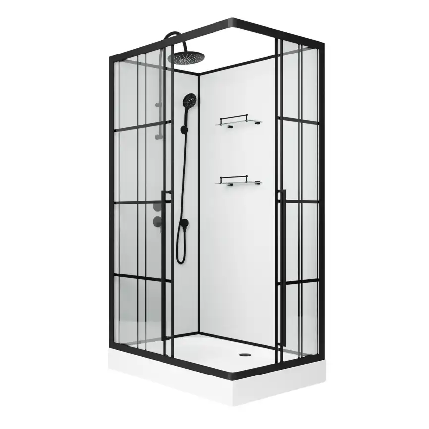 Душевая кабина Niagara Standart 100х80х225 ST100/80/15QL/KL/BKT низкий поддон, без гидромассажа фото 10