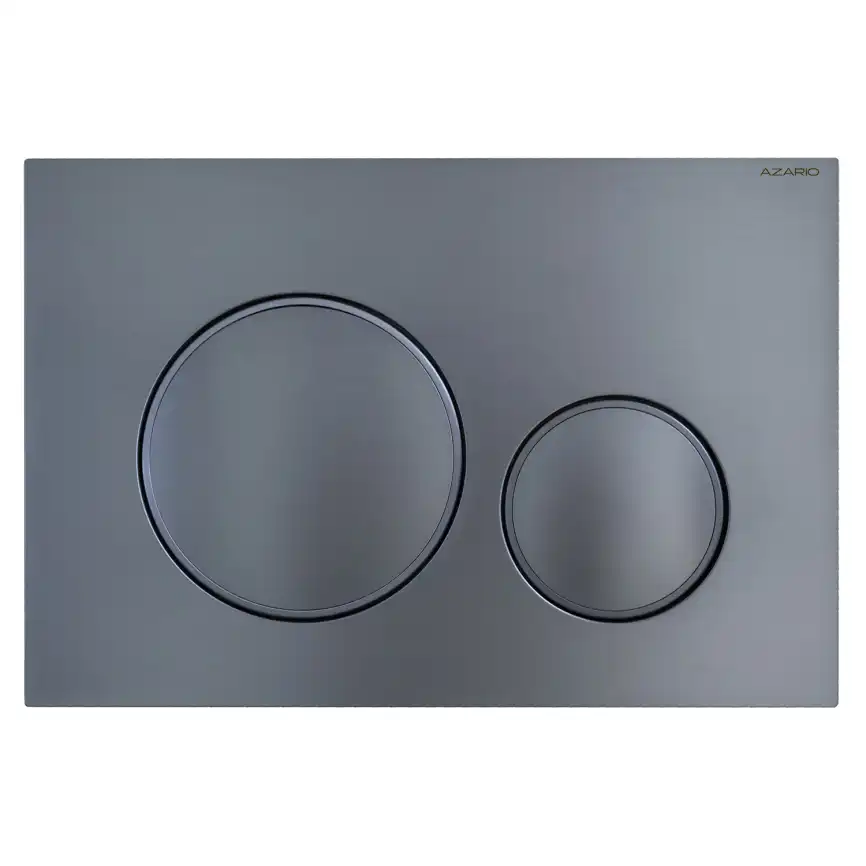 Кнопка смыва AZARIO NEW AZ-017.08, Оружейная сталь фото 1