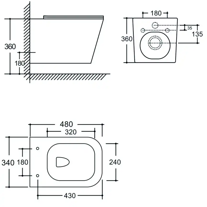 Унитаз подвесной Aquanet Tavr 3.0 Tornado с сиденьем микролифт 348007, белый фото 2