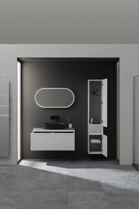 Шкаф-пенал Allen Brau Infinity 35 1.21009.WM R белый матовый фото 16