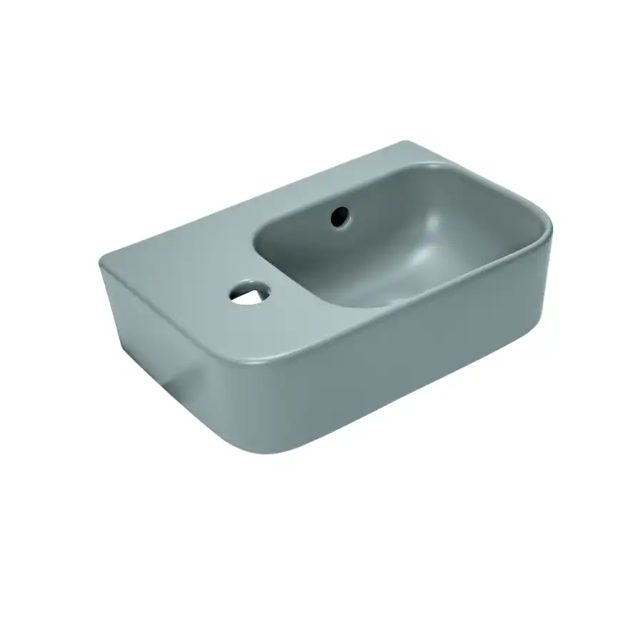 Рукомойник AVS Грэйс 37x25 R, зеленый матовый фото 1