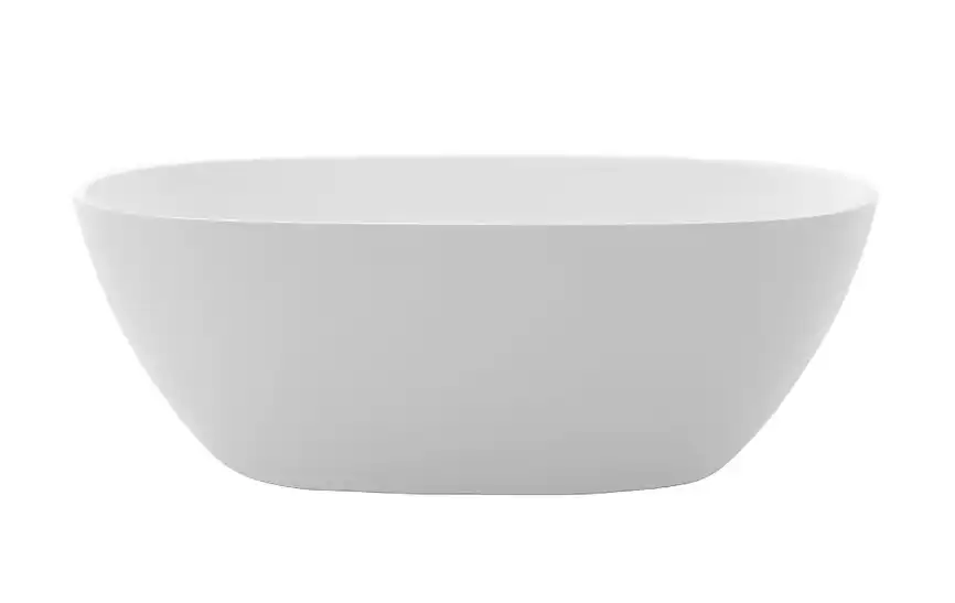 Акриловая ванна без перелива BELBAGNO 150х75 BB81-1500-W0, отдельностоящая, Белая глянцевая фото 3