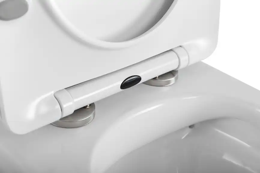 Унитаз подвесной BelBagno UNO 2.0 BB7306CHR/SC безободковый с сиденьем фото 8