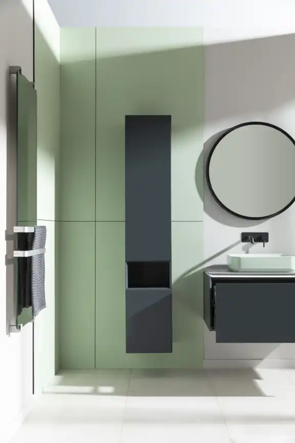 Шкаф-пенал Allen Brau Infinity 35 1.21010.AM L антрацит матовый фото 17