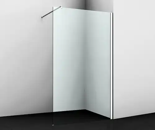Душевая перегородка WasserKRAFT Rossel 28W 120 см, 28W40, профиль Хром, стекло Прозрачное фото 1