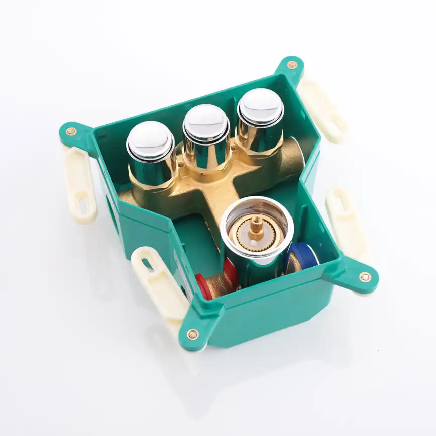 Смеситель для ванны и душа Vincea VSCV-431GM встраиваемый, трехфункциональный, вороненая сталь фото 2