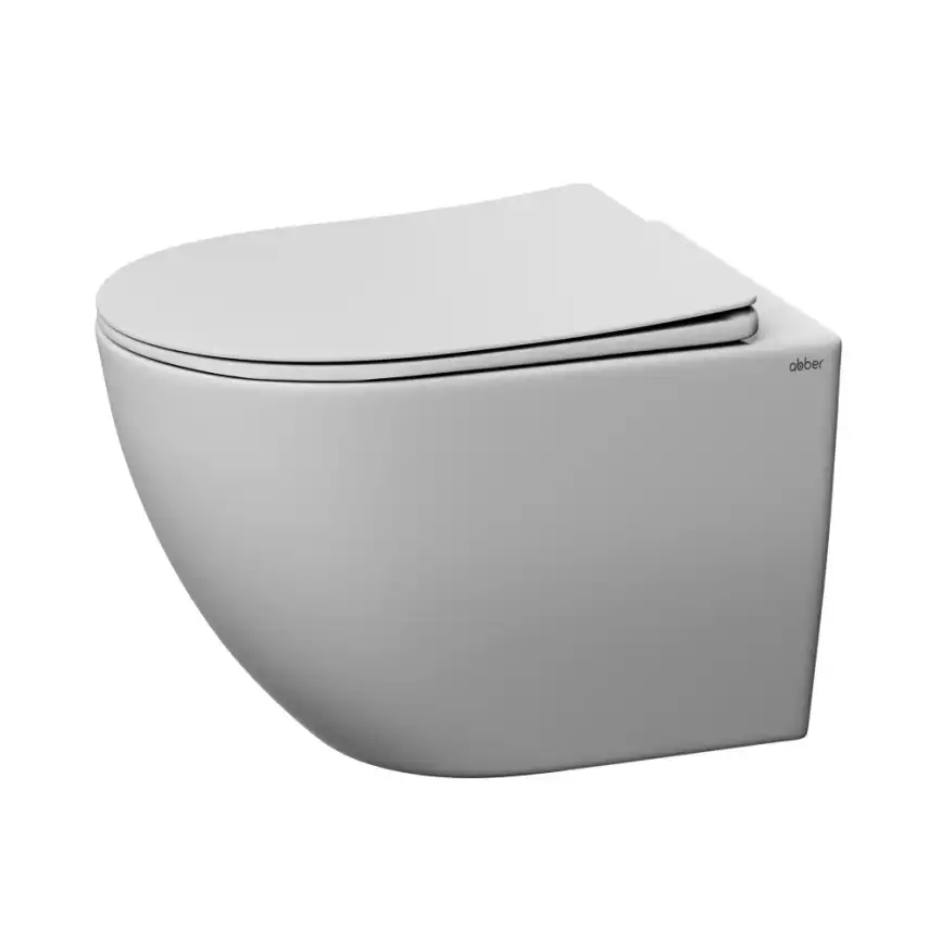 Подвесной унитаз ABBER Ultra AC1301 белый с ультратонким ободком фото 8