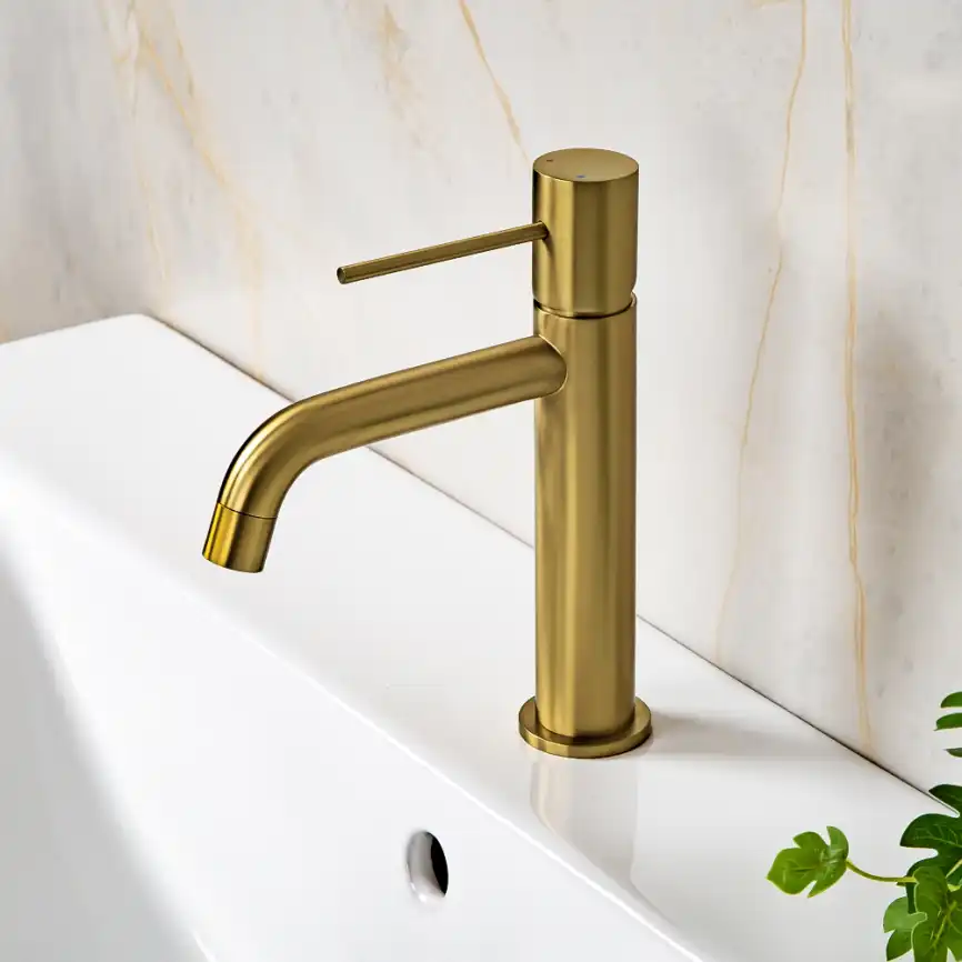 Смесители для раковины AVS Slimmer 811-100-BG, брашированное золото фото 3