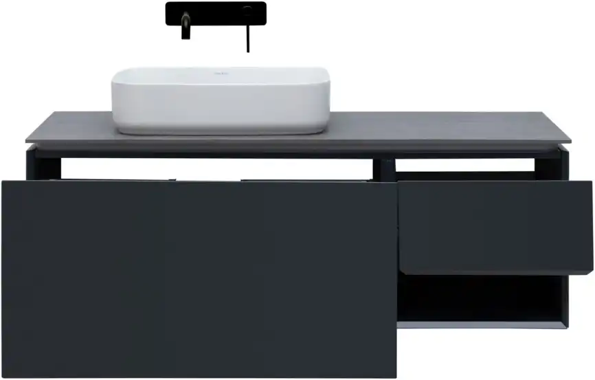 Тумба под раковину Allen Brau Infinity 120 1.21006.AM L антрацит матовый фото 6