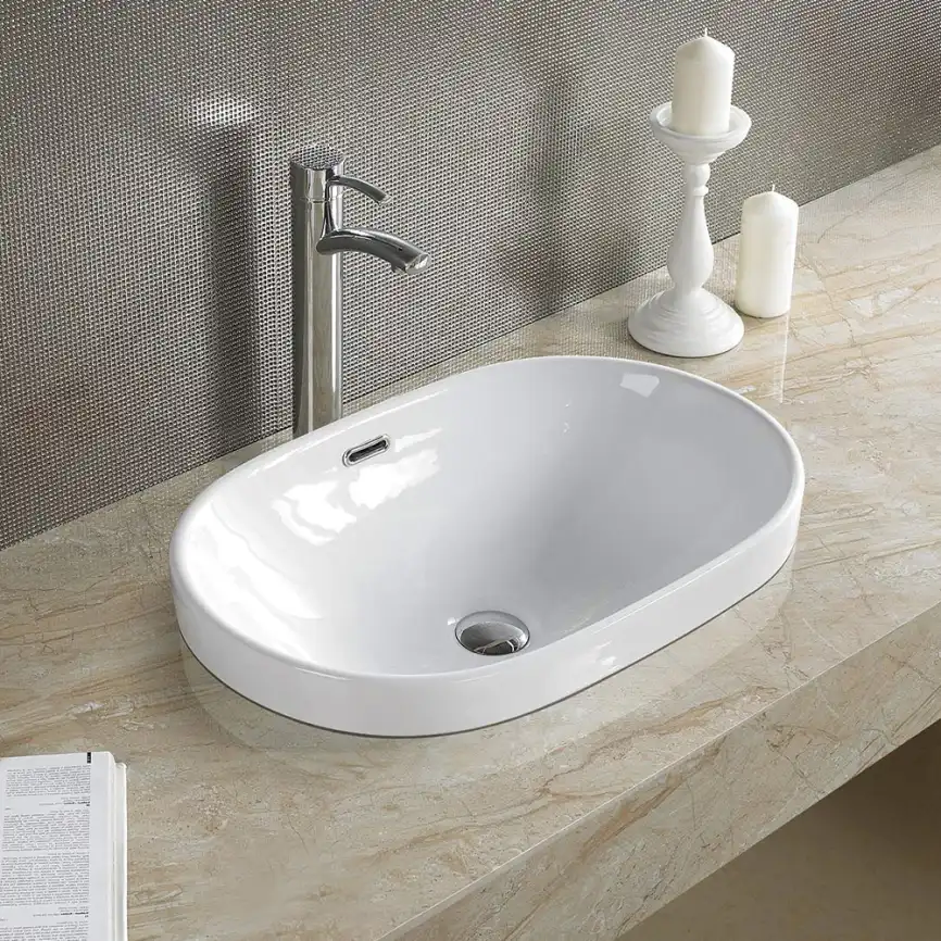 Раковина AVS Эльза 60x41 белая фото 1