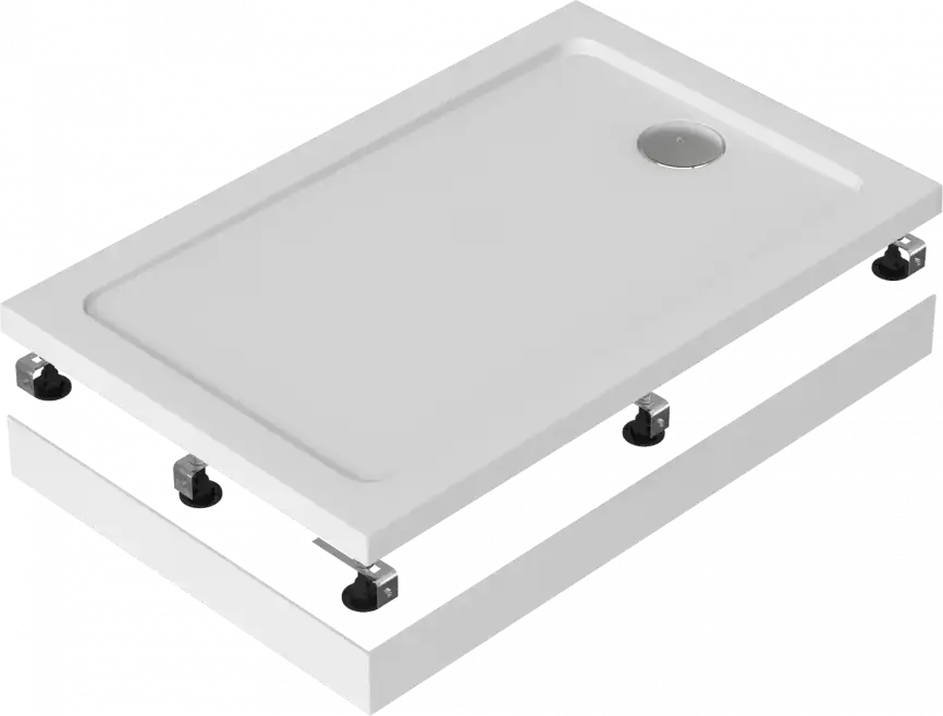 Панель для душевого поддона Good Door Атриум 130х90 Белый ПС фото 1