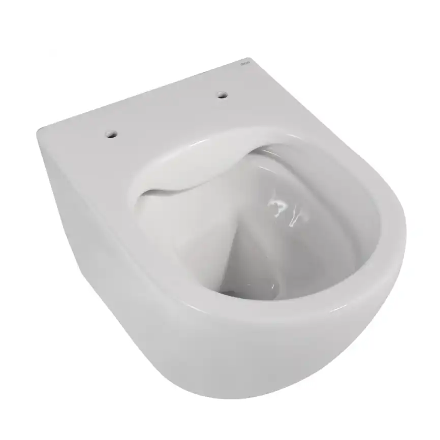 Подвесной унитаз ABBER Bequem AC1100 белый, безободковый, с сиденьем микролифт фото 2