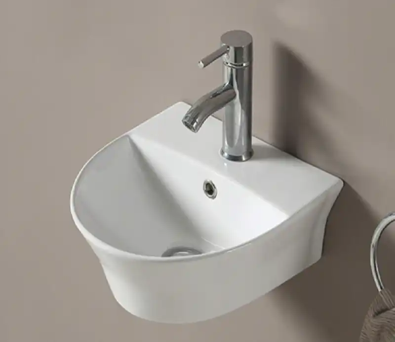 Умывальник CeramaLux 78370C 550х430х150 Подвесная цвет Белый фото 1