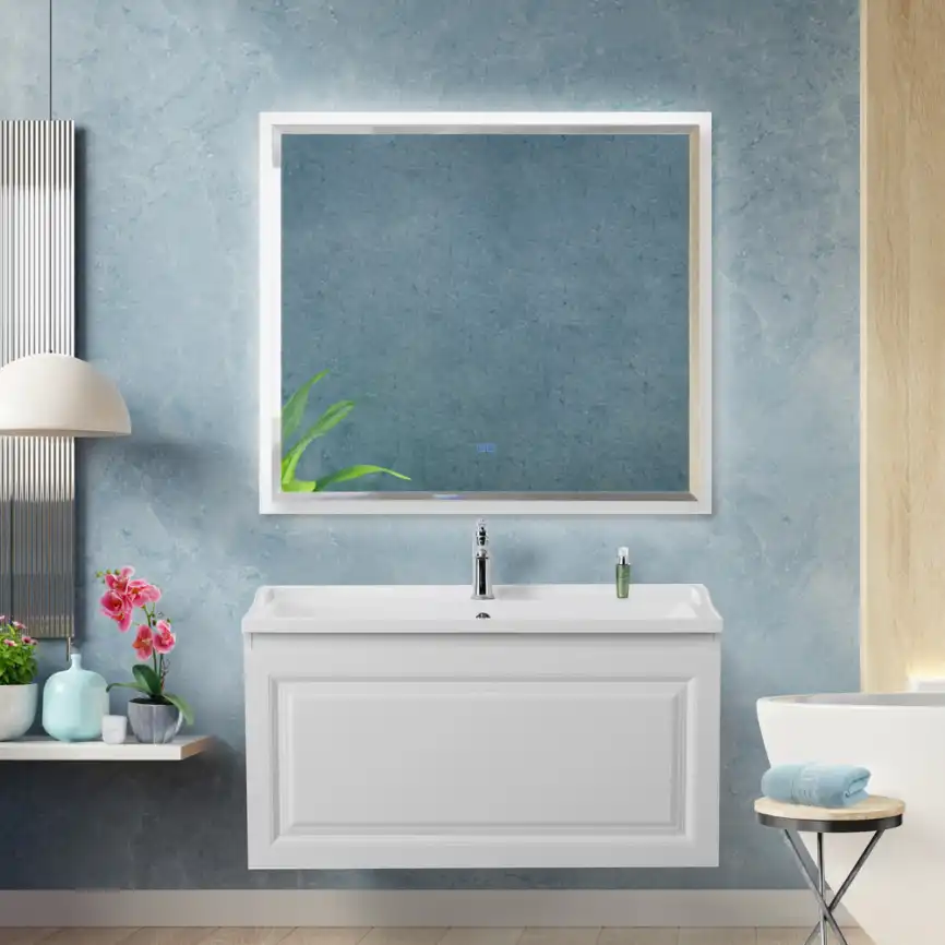 Зеркало CEZARES CZR-SPC-INT-1000-900-LED-TCH-WARM-BL фото 8