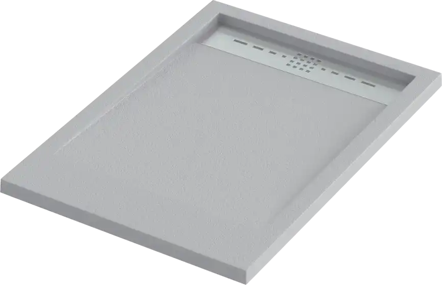 Душевой поддон Good Door Stella 100х70 из искусственного камня, Серый графит ЛП00133 фото 1