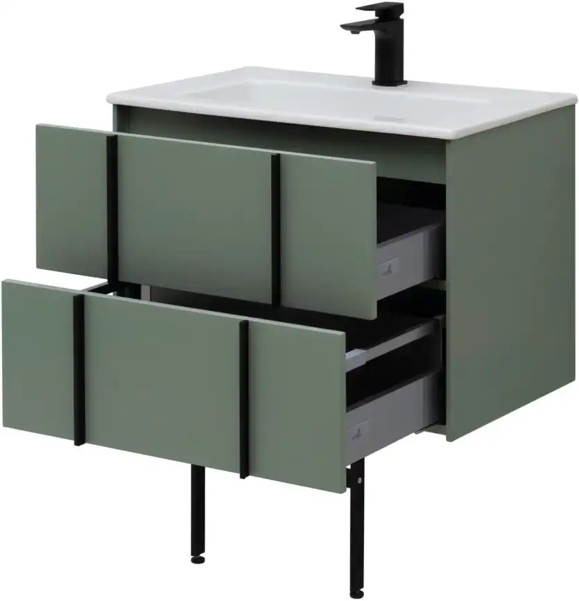 Тумба под раковину Allen Brau Reality 70 1.32004.CGM олива матовый фото 5