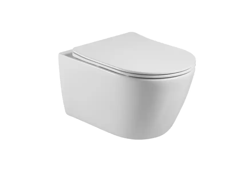 Унитаз с инсталляцией SET AQUATEK БЕТТА KDI18 с сиденьем микролифт и клавишей смыва Хром фото 3