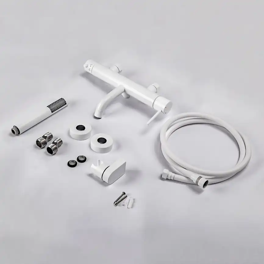 Смесители для ванны AVS Slimmer 811-111-MW, белый матовый фото 3