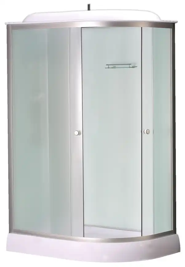 Душевая кабина Loranto 120х80 низкий поддон, матовое стекло, профиль Хром, CS-66121L F 120 фото 1