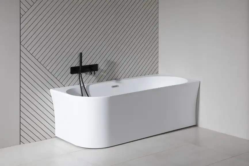 Акриловая ванна Allen Brau Priority 4 В 170x78 2.31004.21B белый матовый фото 5