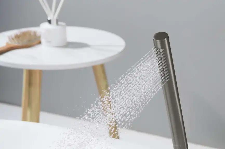 Душевая лейка Aquatek Европа AQ2002BGM, Оружейная сталь фото 4