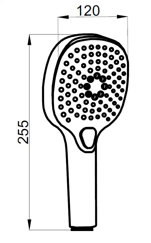 Душевой набор Azario NEVO душевая лейка, шланг, штанга, цвет белый (AZ-157820226) фото 2