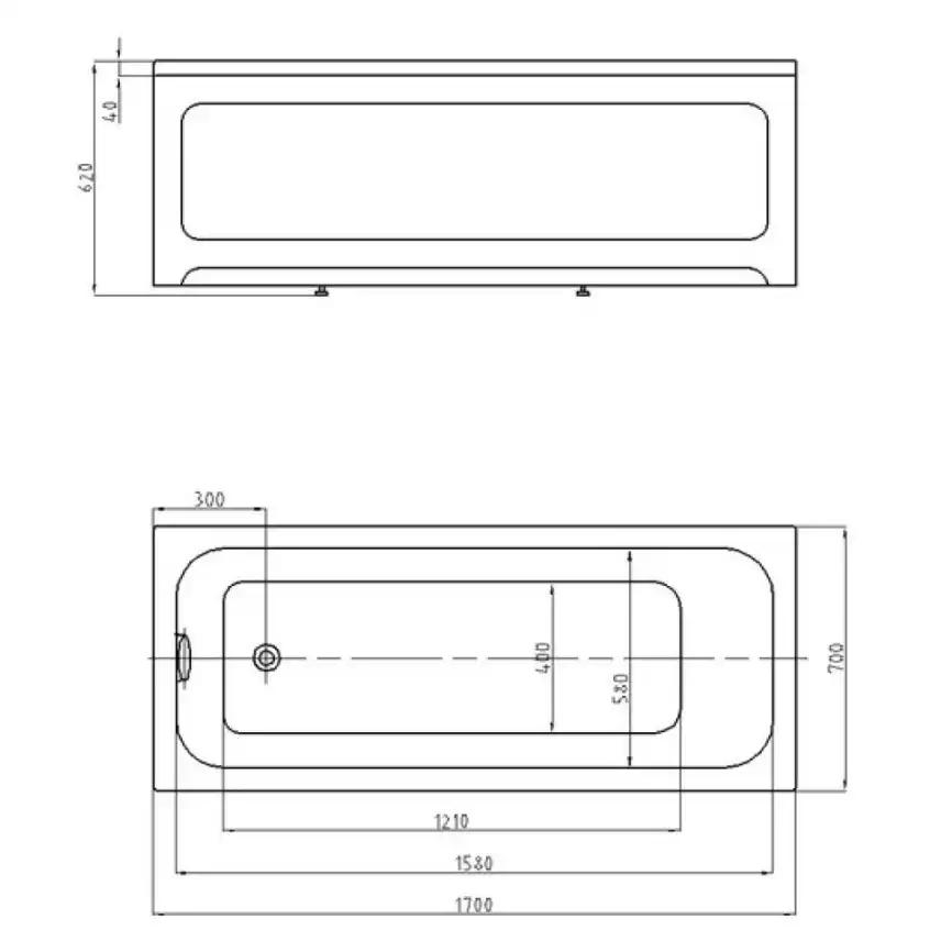 Акриловая ванна Aquatek Eco Friendly Мия 170х70 (без гидромассажа) фото 9