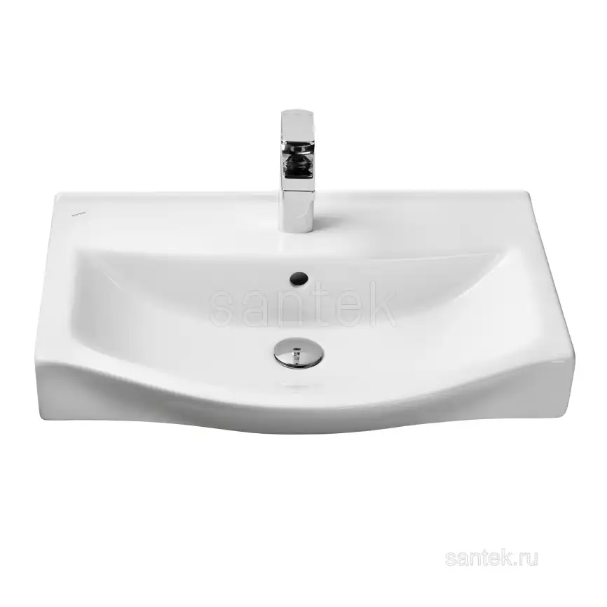 Раковина Santek Беверли 65 отверстие под смеситель 1WH302501 фото 2