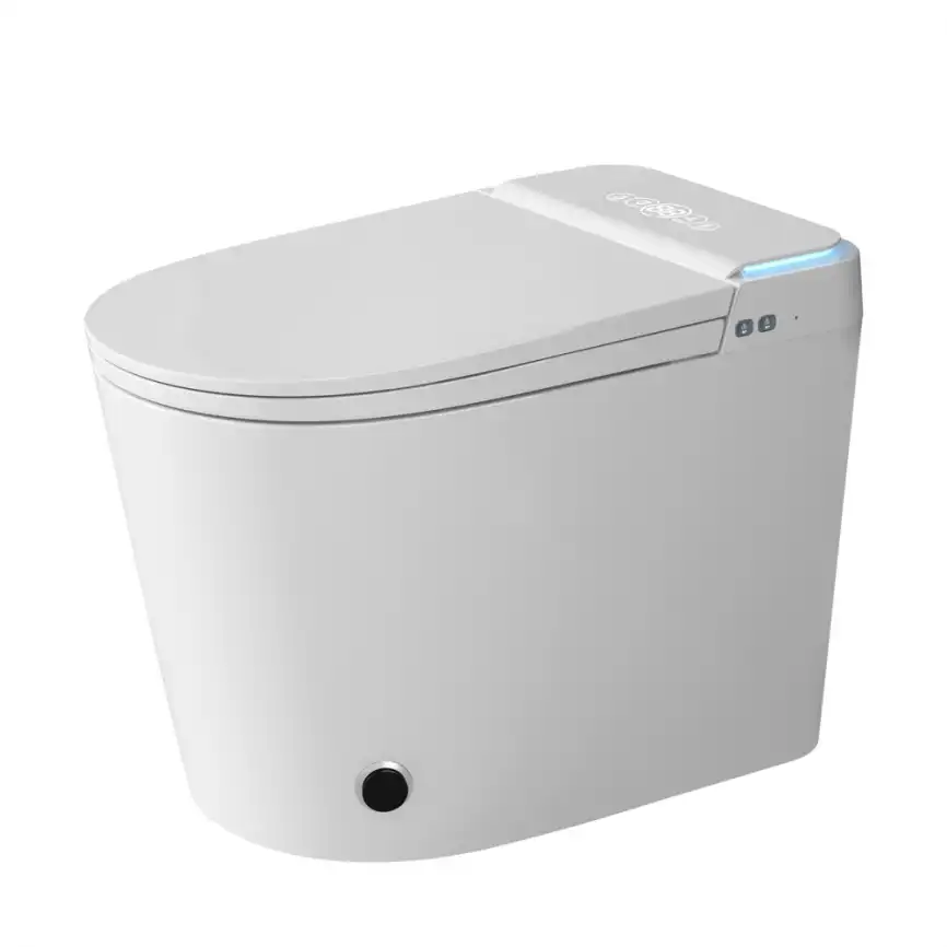 Электронный напольный унитаз-биде ABBER Bequem AC1117S, белый фото 1