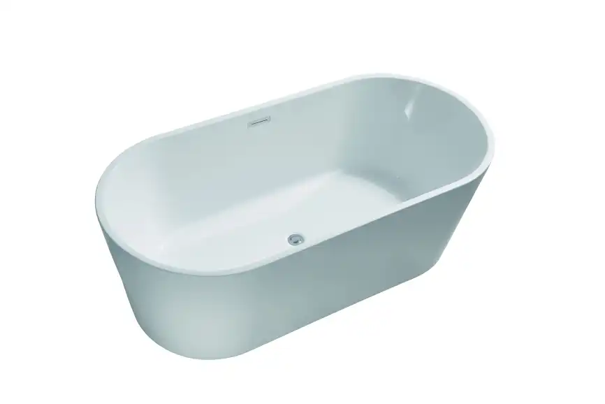 Акриловая отдельностоящая ванна Aquatek Ово 180х80 см, AQ-99880 , белая глянцевая фото 3